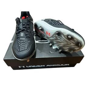 Under Armour UA Yard Low MT Baseball Cleats Men’s Size 12 Black New In Box